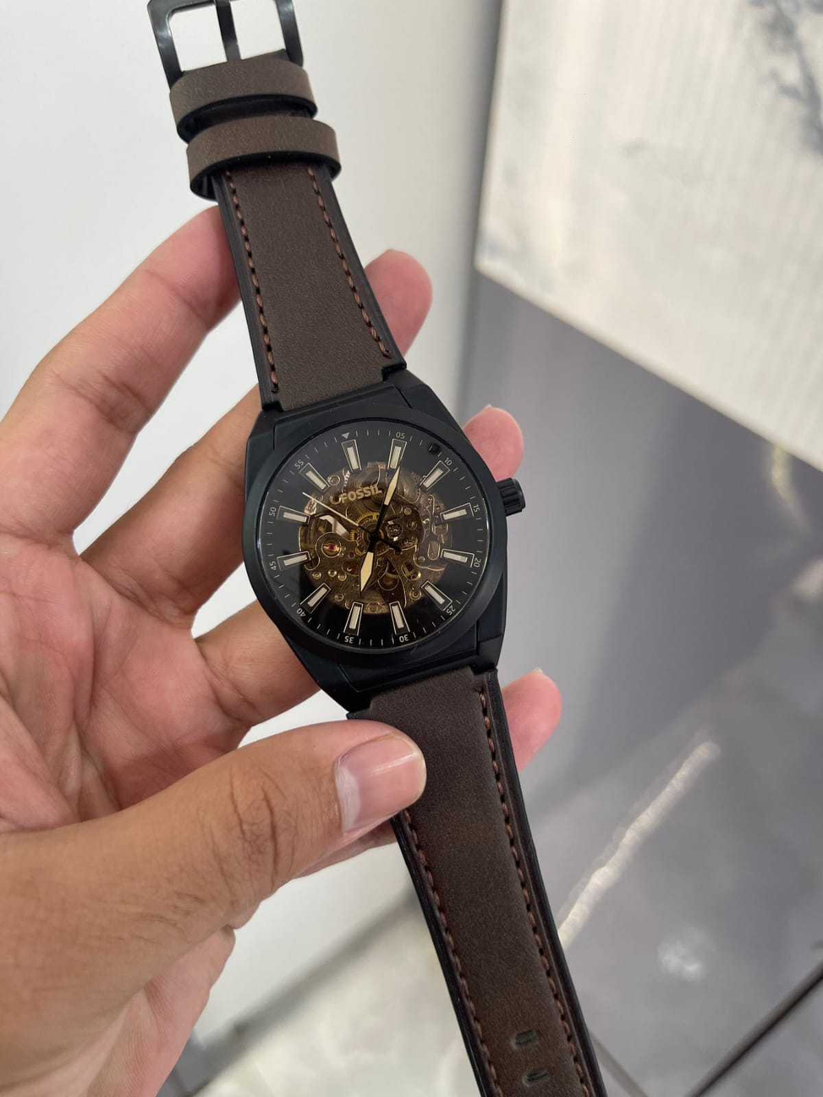 Imported Fossil Everett Skeleton Automatic Watch For Men - Image 2