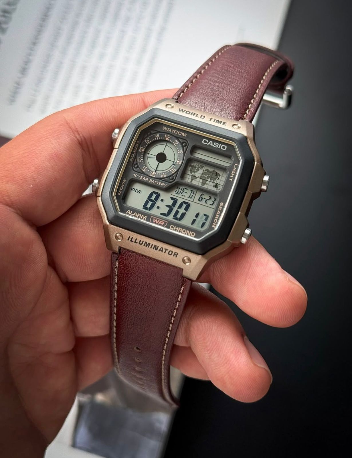 The Casio AE-1200WHL-5AV blends