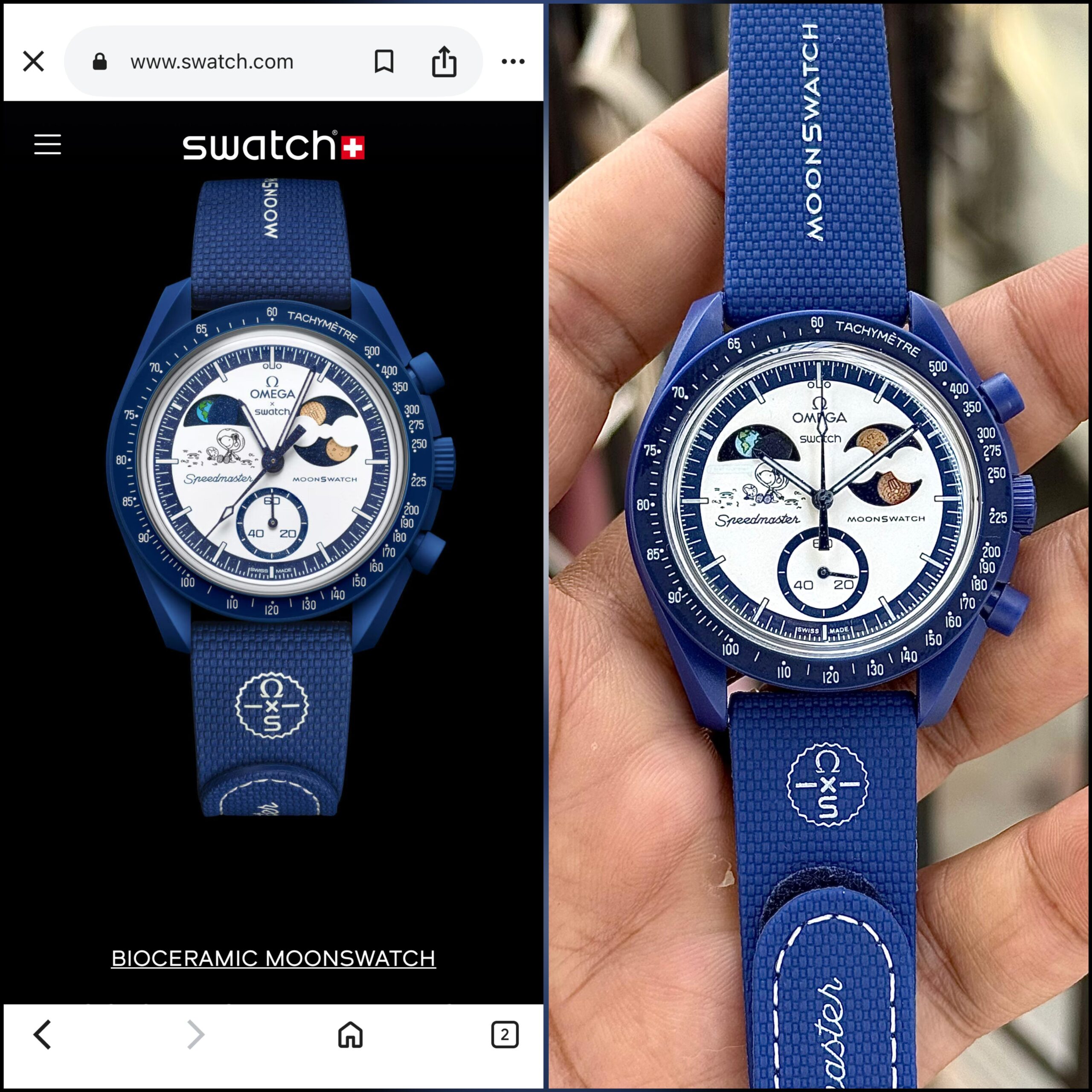 OMEGA × SWATCH MOONSWATCH – ICONIC SPEEDMASTER REIMAGINED (Day _ Night) - Image 2