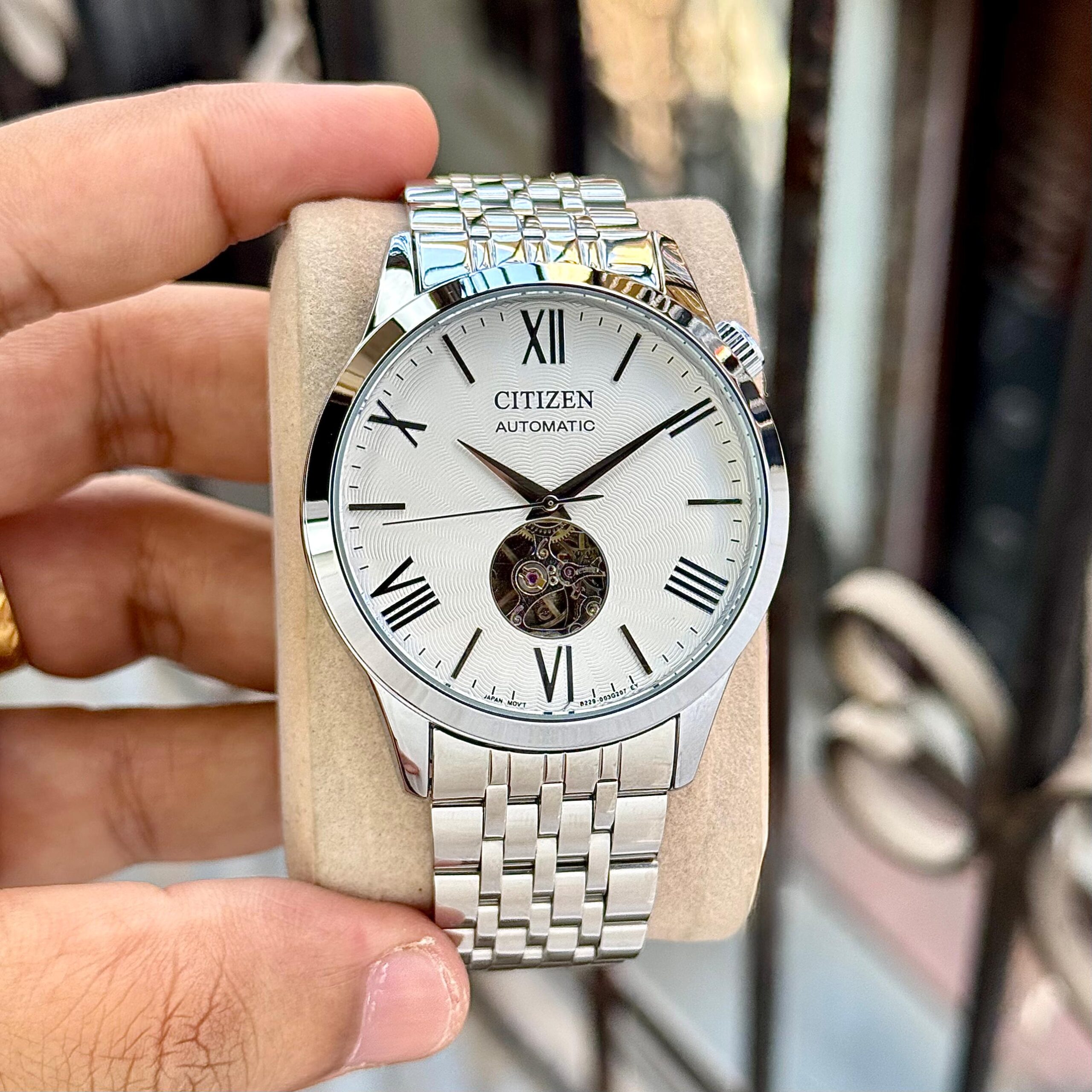 CITIZEN NH9130 AUTOMATIC – CLASSIC OPEN HEART ELEGANCE ✅ - Image 3