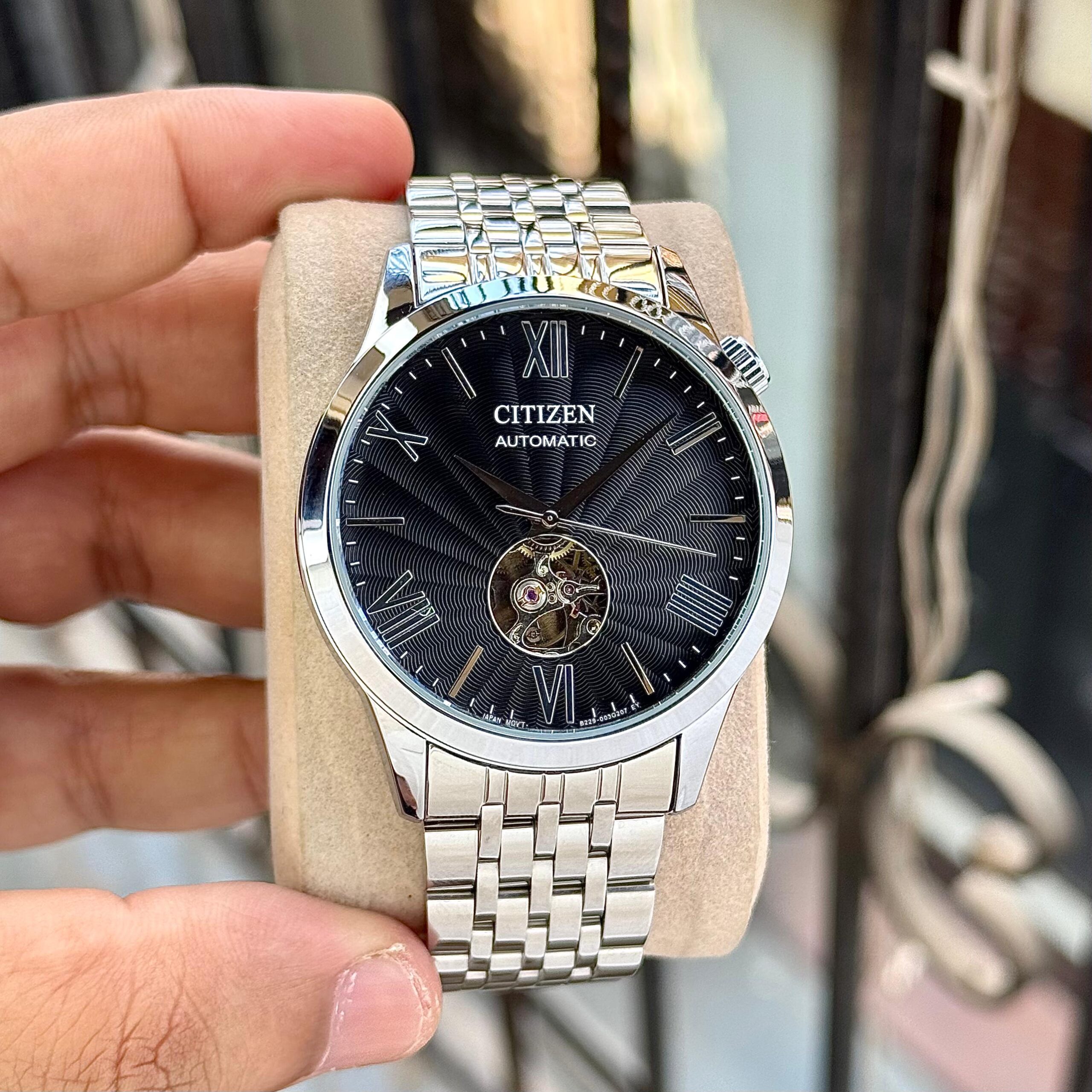 CITIZEN NH9130 AUTOMATIC – CLASSIC OPEN HEART ELEGANCE ✅ - Image 4