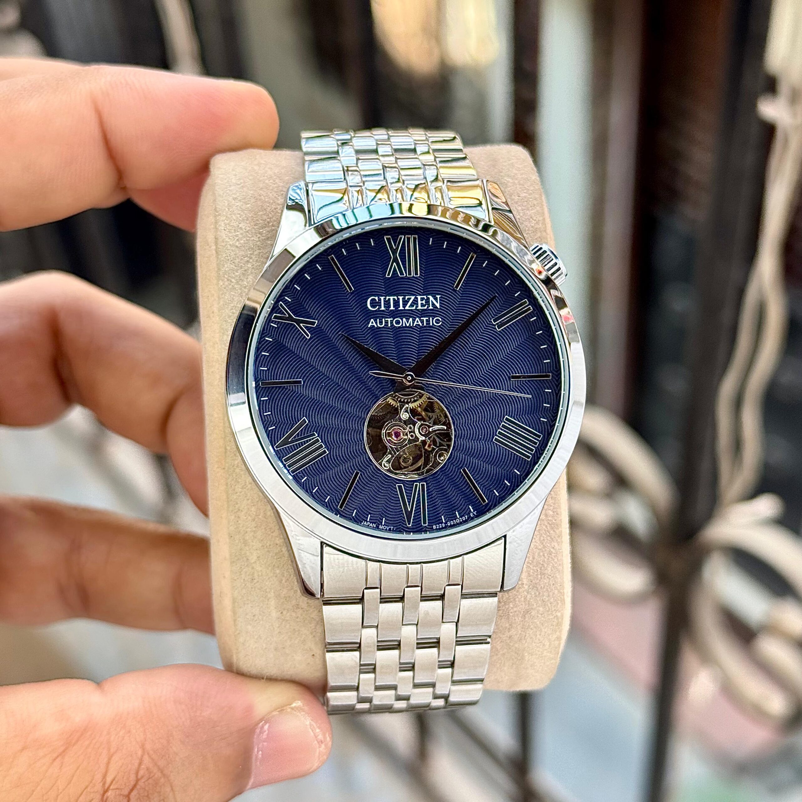 CITIZEN NH9130 AUTOMATIC – CLASSIC OPEN HEART ELEGANCE ✅ - Image 5