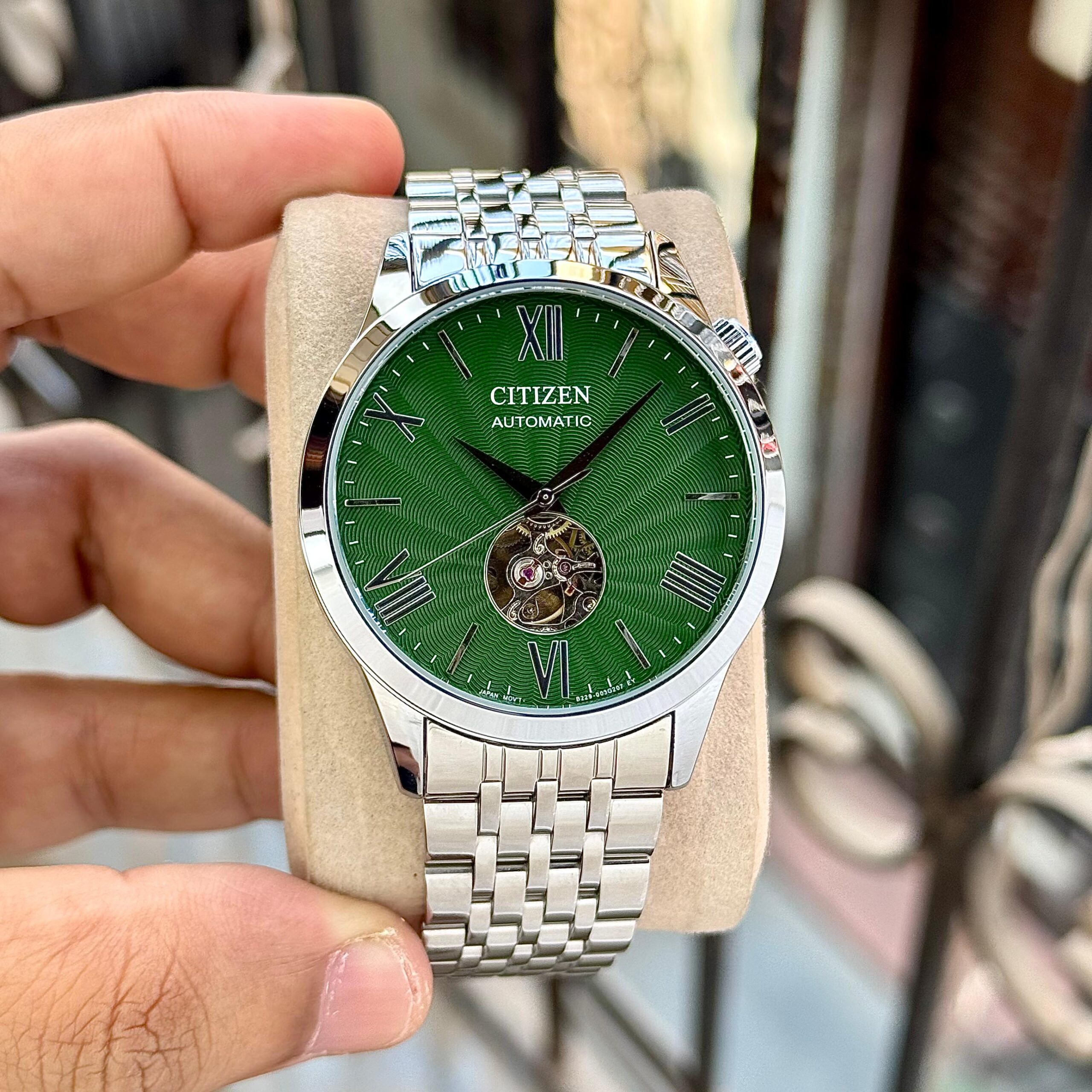 CITIZEN NH9130 AUTOMATIC – CLASSIC OPEN HEART ELEGANCE ✅ - Image 6