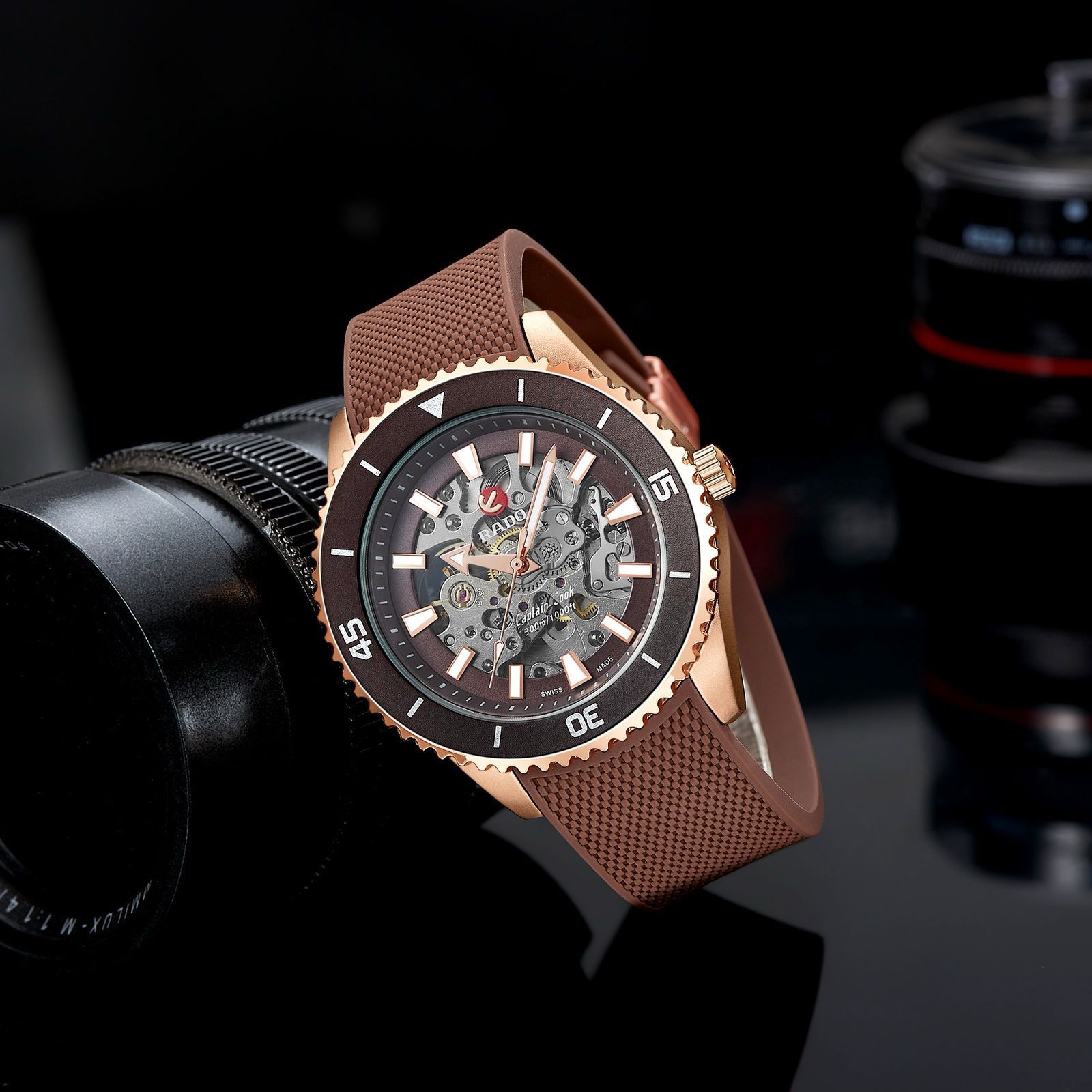 Rado Captain Cook High-Tech Ceramic Skeleton, - Image 5