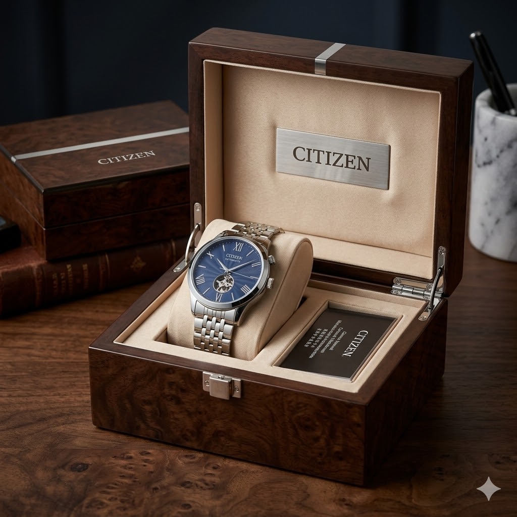 CITIZEN NH9130 AUTOMATIC – CLASSIC OPEN HEART ELEGANCE ✅