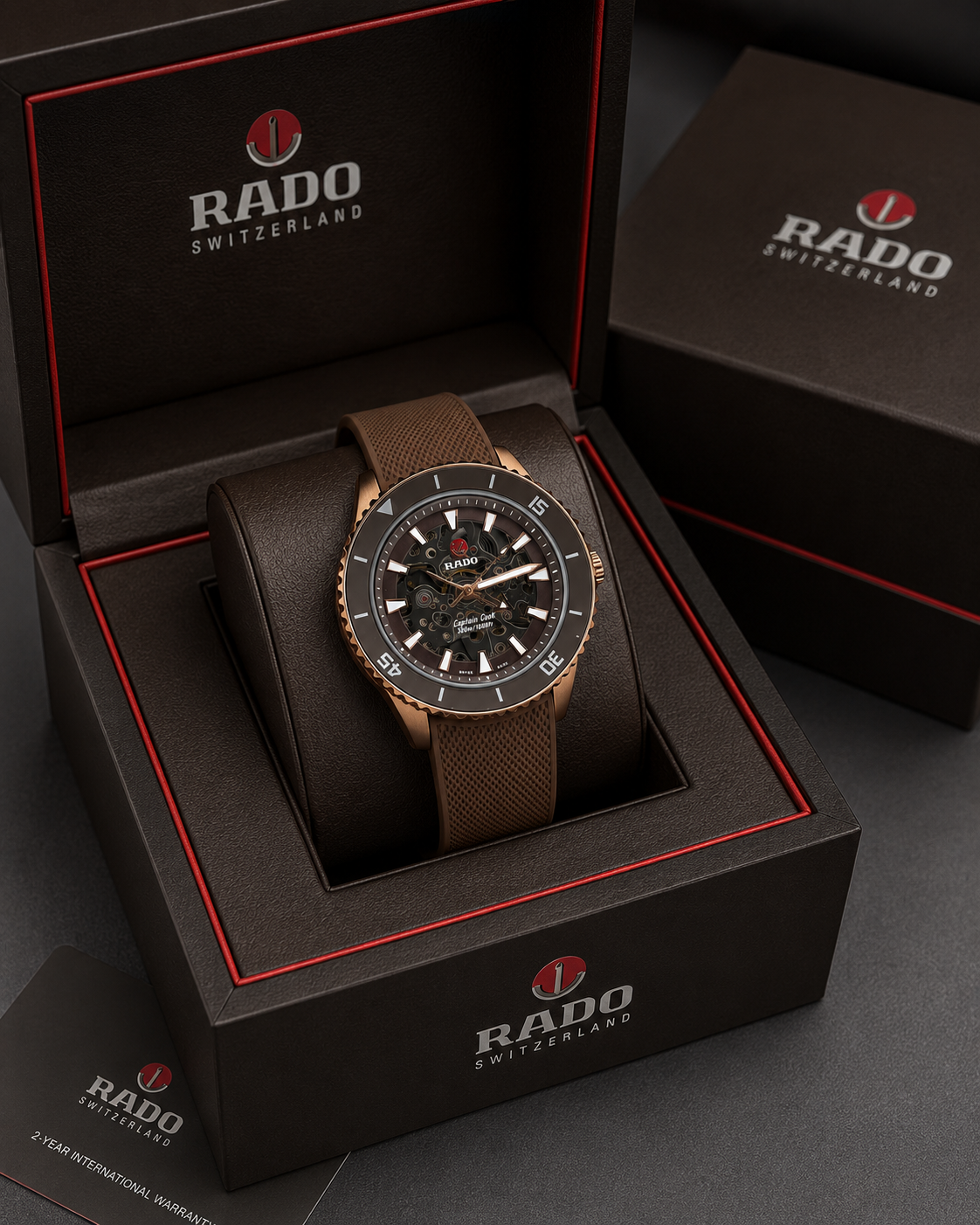 Rado Captain Cook High-Tech Ceramic Skeleton,