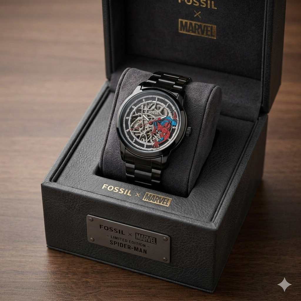 MARVEL x FOSSIL SPIDER-MAN AUTOMATIC – LIMITED EDITION HEROIC STYLE