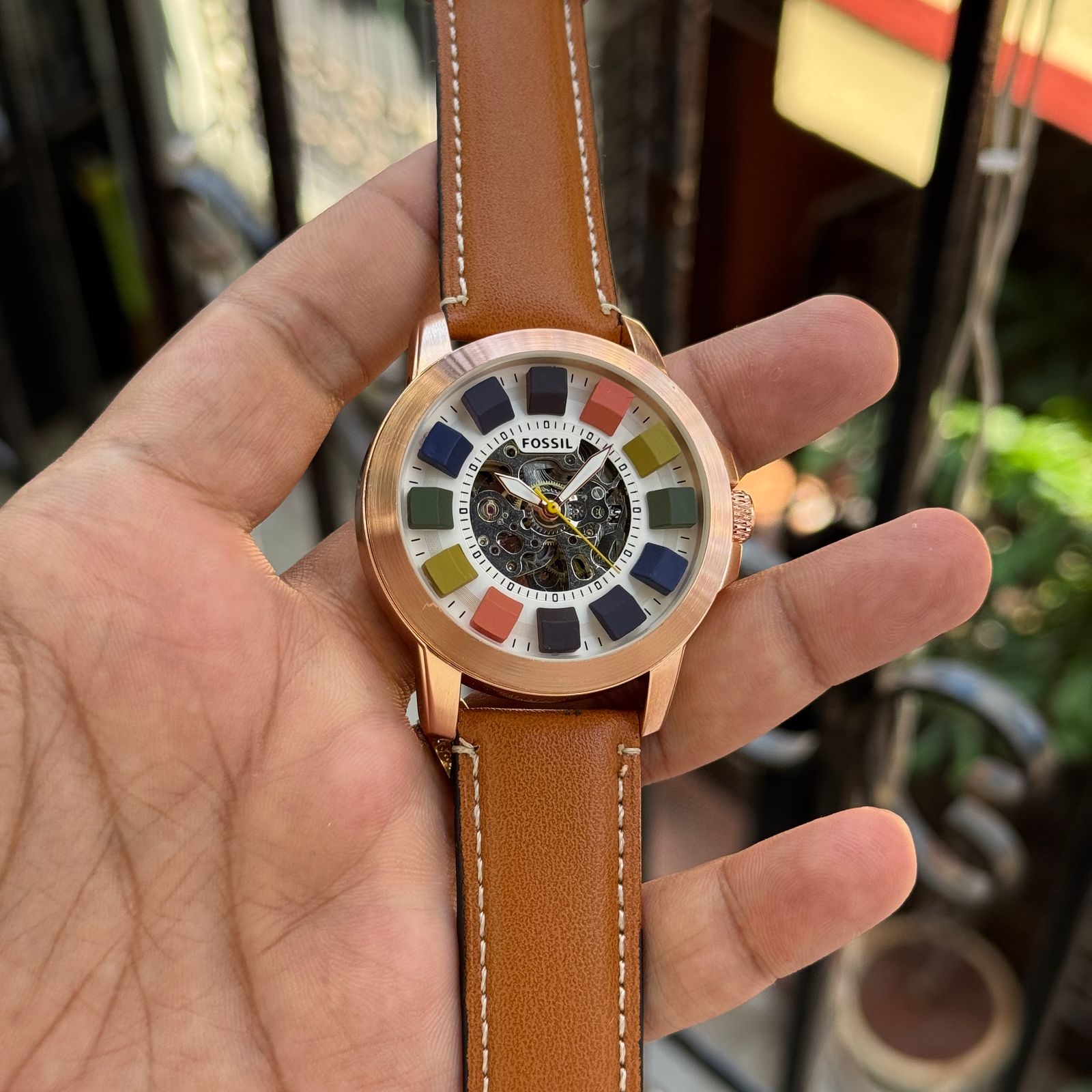 FOSSIL GRANT AUTOMATIC – MULTICOLOUR SKELETON DIAL STYLE - Image 2