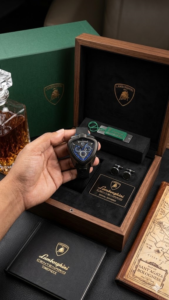 Lamborghini Men’s watch all crono Design and Aesthetics